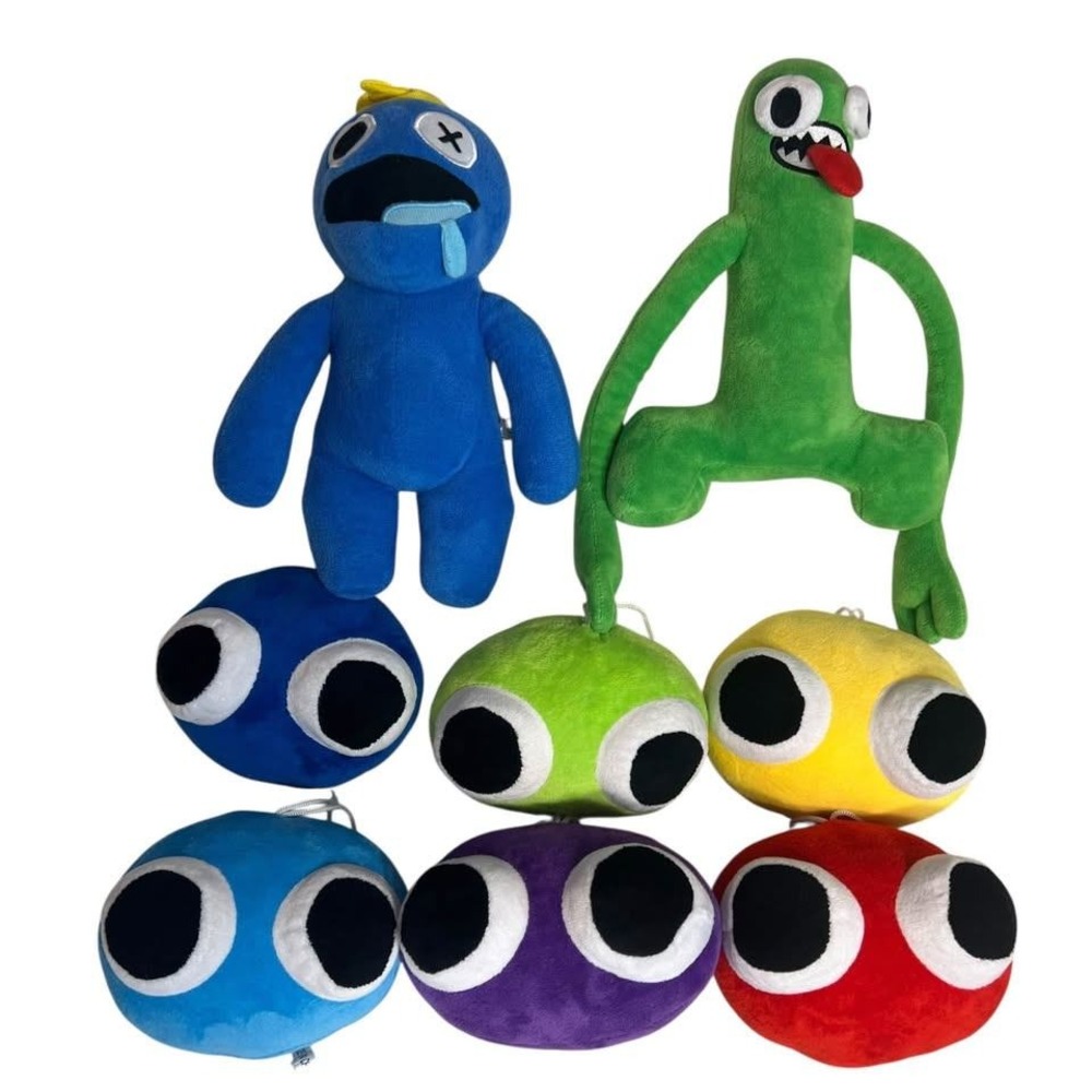 Rainbow Friends‎ Plush Lot Of 8 Unbranded Stuffed Toys Roblox Toys